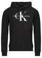 Calvin Klein Pulóverek CORE MONOLOGO HOODIE Fekete EU L
