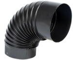  Cot pentru soba pe lemne, 90Ë, 120mm, Gri mat (MF-EI1025-G01)