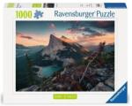 Ravensburger 1000 db-os puzzle - Nature Edition - A Sziklás-hegység este (12000033) (12000033)