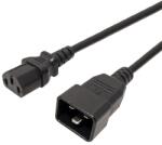 PremiumCord Tápkábel C13 - C20 5m, fekete KPSB5 (KPSB5)