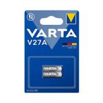 VARTA tartós elem V27A, alkáli, 2db/csomag 4227101402 (4227101402)
