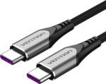 Vention USB-C 2.0/M - USB-C 2.0/M, (5A, szürke), 2m, kábel