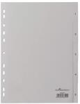DURABLE Regiszter DURABLE műanyag nyomtatott A/4 1-5 részes szürke 650510 (650510)