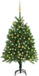 vidaXL Set cu LED&globuri 120 cm verde (3077553)