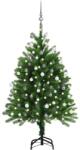 vidaXL Cu LED&globuri 120 cm verde (3077725)