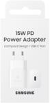 Samsung hálózati adapter, 15W PD USB-C, Fehér EP-T1510NWEGEU (EP-T1510NWEGEU)