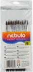 Nebulo Ecset 8-as festett nyéllel 12 db/csomag, (HE-1-8-F) (HE18F)