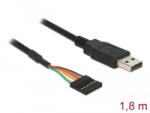 Delock USB apa > TTL 6 tűs fejléc anya 1, 8 m (5 V) (83784)