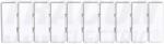 Tracon Jelölőlapka TSKA, TSKB sorozatkapocshoz, (10 modul), W=4mm TSKA1, 5 (J4)