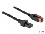 Delock Powered USB kábel apa 24 V > 2 x 4 tűs apa 1m (85950)
