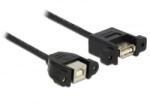 Delock USB 2.0 Type-B anya > USB 2.0 Type-A anya kábel 25cm (85107) (85107)