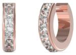 Guess Stílusos bronz kristály fülbevaló Huggie Me JUBE03134JWRGT/U
