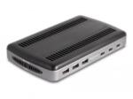 Delock USB töltőállomás 3 db. USB Type-C PD-vel és 3 db. USB A-típusú csatlakozási felülettel (112W) (41461) (41461)