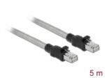 Delock RJ45 fém borítású kábel Cat. 6A U/FTP 5 m (80111) (80111)