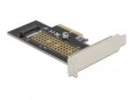 Delock PCI Express x4-kártya - 1 x belső NVMe M. 2 Key M 80 mm - alacsony profilú (90047)