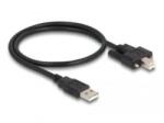 Delock USB 2.0 A - B-Típusú dugó kábel 0, 5m (87197)