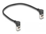 Delock RJ45 hálózati kábel Cat. 6A S/FTP 0, 25m fekete (80279) (80279)