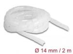 Delock spirál flexibilis kábelburkolat 2m x 14mm áttetsző (19057) (19057)