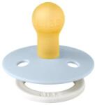BIBS Suzeta fosforescenta Colour GLOW Latex, tetina rotunda, 0 luni + Baby Blue, BIBS (100271C)