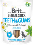 Brit 3x251g (3x7db) Brit Dental Stick a fogakért & fogínyért kutyasnack kamillával & zsályával