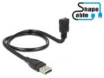 Delock USB 2.0 Type-A apa > USB 2.0 Micro-B anya kábel 50cm (83922) (83922)