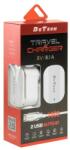  Зарядно устройство DeTech DE-15M 5V/3.1A 2USB C Micro USB Кабел 1.0м (Зарядно устройство DeTech DE-15M 5V/3.1A 2USB C Micro USB)