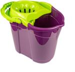 Luxia Galeata cu storcator 14L, mov, storcator verde, Luxia LUX-4046