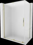 Mexen Velar, tolóajtós zuhanykabin 150 x 70 cm, 8 mm-es mattüveg, arany fényes, 871-150-070-31-50 (871-150-070-31-50)