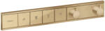 Hansgrohe RainSelect, rejtett csaptelep 4 készülékhez, szálcsiszolt bronz 15382140 (HAN-15382140)