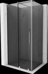 Mexen Velar, zuhanykabin tolóajtóval 90 x 80 cm, 8mm szürke üveg, króm, 871-090-080-41-01 (871-090-080-41-01)