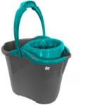 Luxia Galeata cu storcator 14L, gri, storcator turcoaz, Luxia LUX-4045