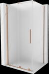Mexen Velar, tolóajtós zuhanykabin 120 x 110 cm, 8 mm-es mattüveg, rézmatt, 871-120-110-31-65 (871-120-110-31-65)