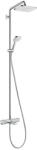 Hansgrohe Croma E, Showerpipe 280 1jet kád termosztáttal, króm, HAN-27687000 (HAN-27687000)