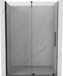 Mexen Velar, nyitható tolóajtó 140x200 cm, 8mm átlátszó üveg, fekete matt, 871-140-000-01-70 (871-140-000-01-70)