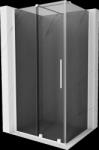 Mexen Velar, zuhanykabin tolóajtóval 120 x 90 cm, 8mm szürke üveg, fehér matt, 871-120-090-41-20 (871-120-090-41-20)