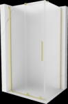Mexen Velar, tolóajtós zuhanykabin 140 x 90 cm, 8 mm-es matt üveg, arany matt, 871-140-090-31-55 (871-140-090-31-55)