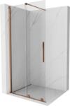 Mexen Velar, tolóajtó a nyílásba Walk-In típus 110 cm, 8 mm átlátszó üveg, rózsaszín arany, 871-110-000-03-60 (871-110-000-03-60)