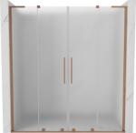 Mexen Velar L Duo, tolózuhanyajtó 200 cm-es nyitáshoz, 8 mm-es mattüveg, rézmatt, 871-200-003-32-65 (871-200-003-32-65)