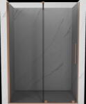 Mexen Velar, tolózuhanyajtó nyitáshoz 130 cm, 8mm szürke üveg, rézmatt, 871-130-000-41-65 (871-130-000-41-65)