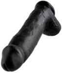 Pipedream - King Cock Dildo Realistic Cu Testicule King Cock, Negru, 30 Cm Dildo