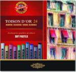 KOH-I-NOOR Toison D'or Set of Soft Pastels Set de pasteluri uscate 24 buc (8514024005KS)