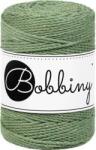 Bobbiny 3PLY Macramé Rope 1, 5 mm 100 m Golden Eucalyptus Green Șnur (TD-E061)