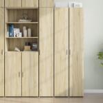 vidaXL sonoma tölgy színű szerelt fa magasszekrény 30 x 42, 5 x 185 cm (3281394)