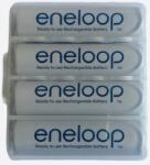 Panasonic BK-3MCDE/4 CASE eneloop Ni-MH akkumulátor, AA (ceruza), 2000 mAh, műanyag akkuboxban, 4 db/csomag (BK3MCDE-CASE)