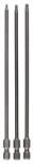 Bosch Csavarozó bit készlet extrakemény, 3 részes, T8, T10, T15, 152 mm Bosch 2607001763 hossz: 25 mm