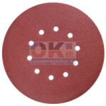 Dedra falcsiszolóhoz tépőzáras csiszolólap lyukakkal P180 5db 225mm (ded7749b5) (ded7749b5)