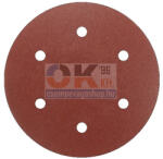 Dedra falcsiszolóhoz tépőzáras csiszolólap P60 5db 225mm (ded7749c0) (ded7749c0)