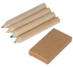  Színes ceruza készlet 4db-os MINI, kartondobozban 6 x 3, 2 x 0, 9 cm