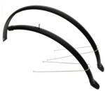  Sárvédő 28"/ 44mm aluplasztik matt fekete U pálcás