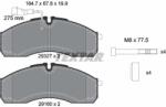 TEXTAR set placute frana, frana disc TEXTAR 2932701 - centralcar